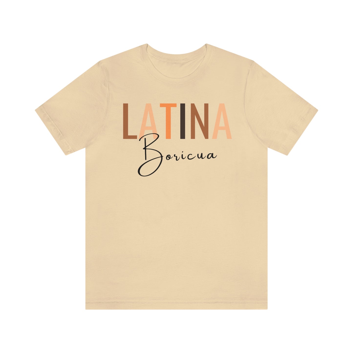 Latina Boricua, Shirt with Black Font