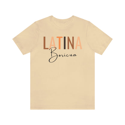 Latina Boricua, Shirt with Black Font