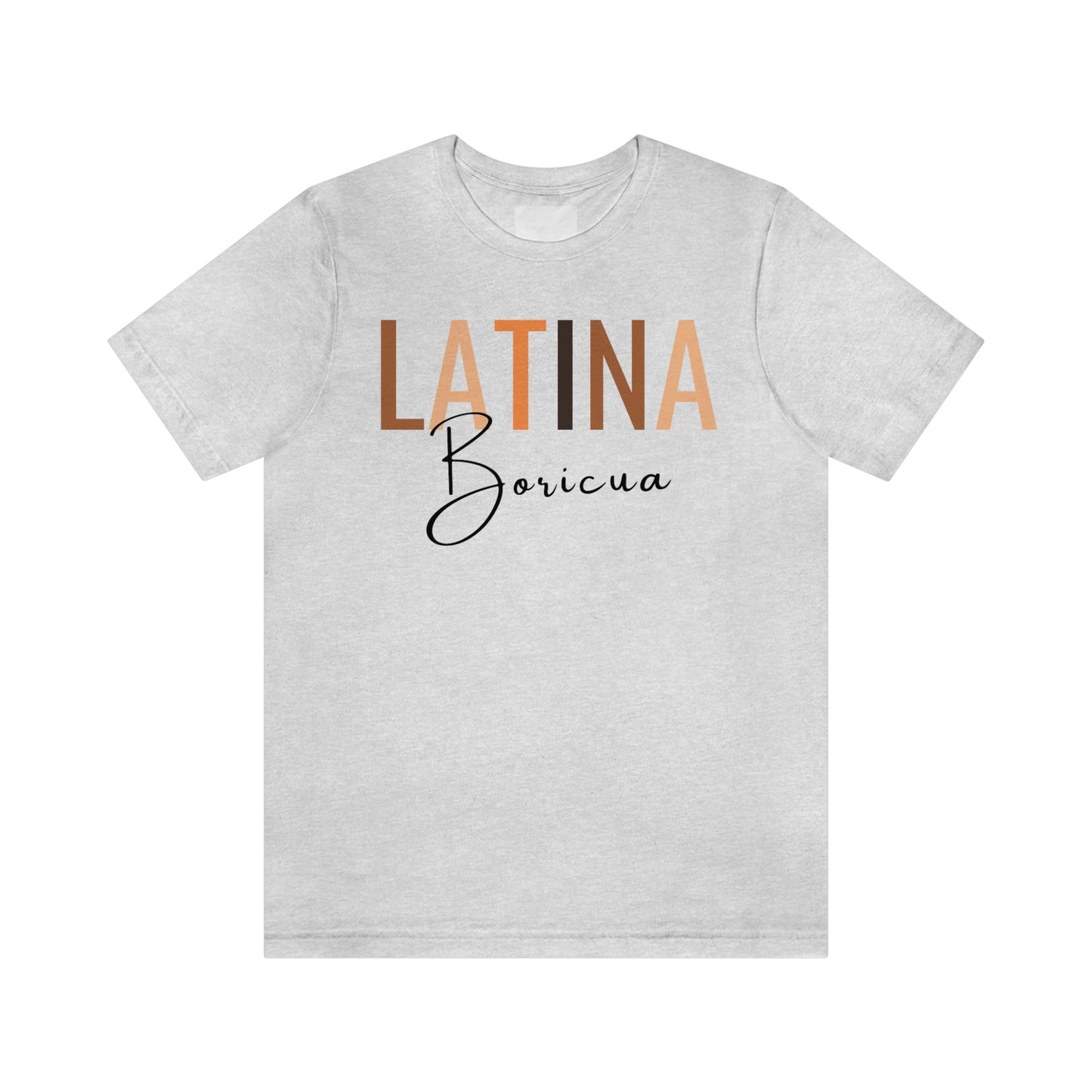 Latina Boricua, Shirt with Black Font