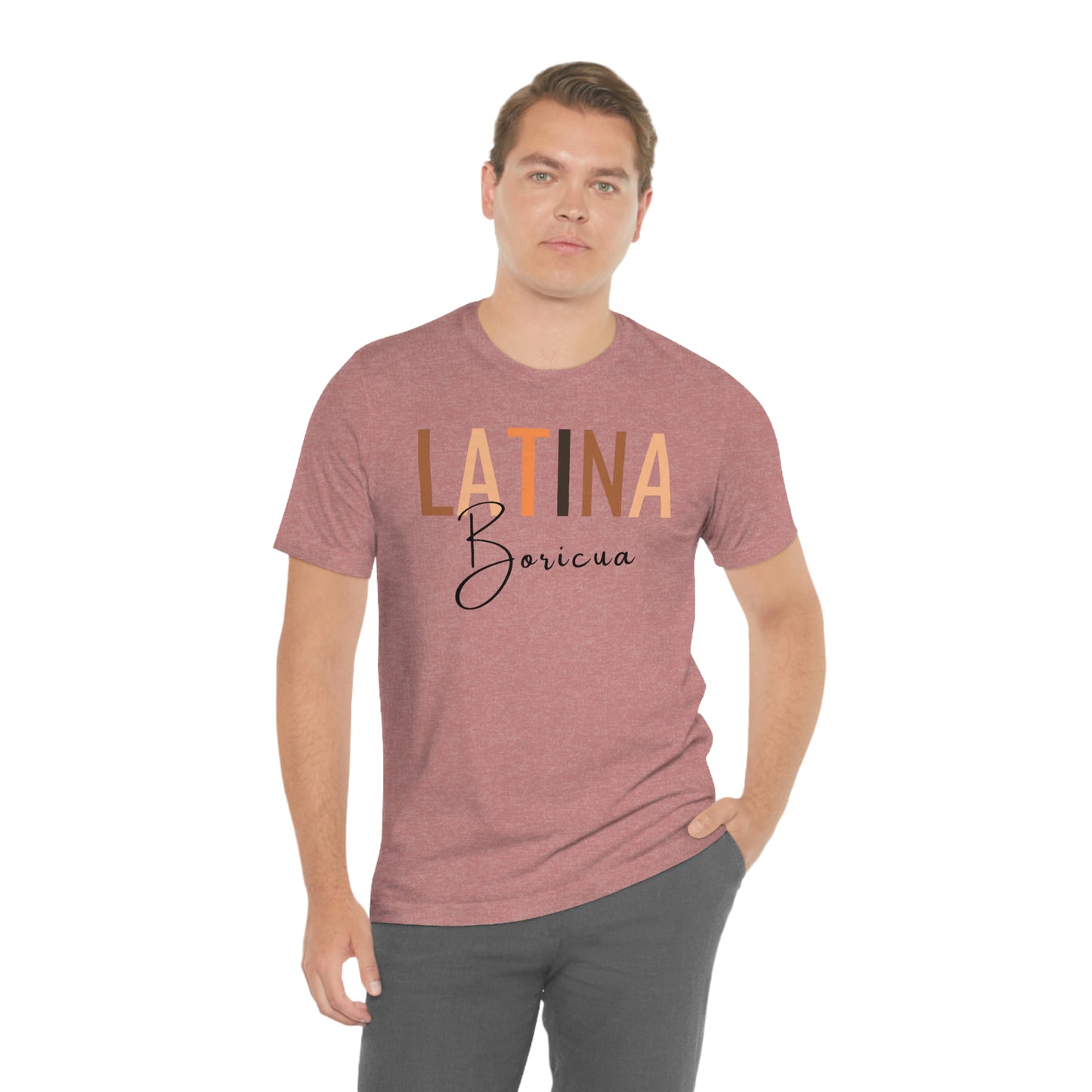 Latina Boricua, Shirt with Black Font