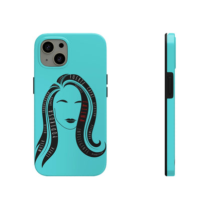 Fuerza Latina Blue Tough iPhone Case