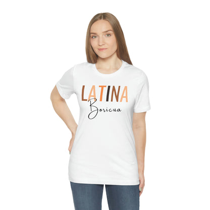 Latina Boricua, Shirt with Black Font