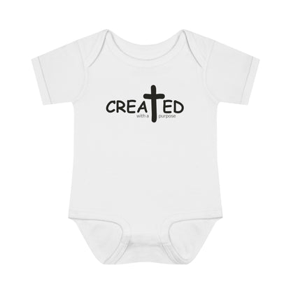 Created With A Purpose, Infant Baby Rib Bodysuit