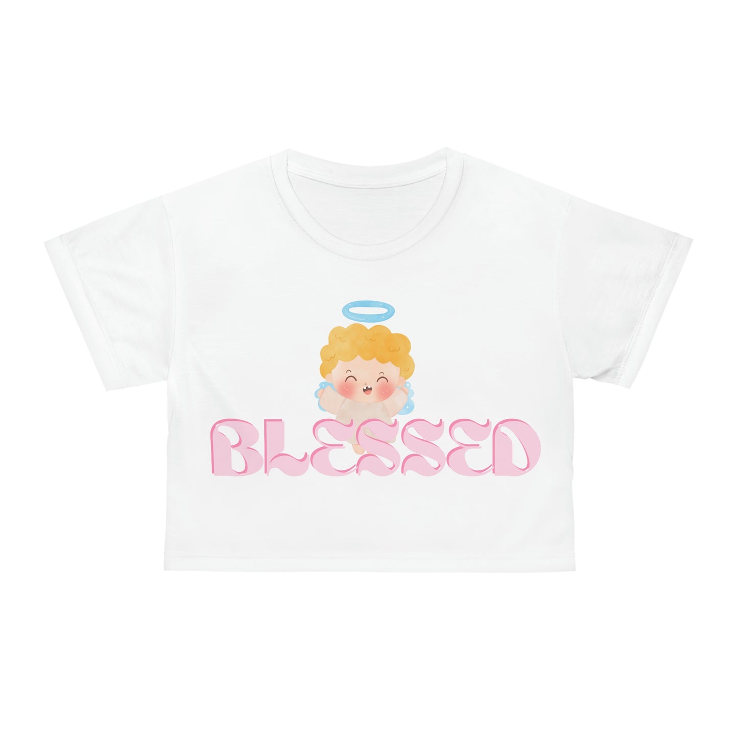 Blessed Baby Angel Crop Top