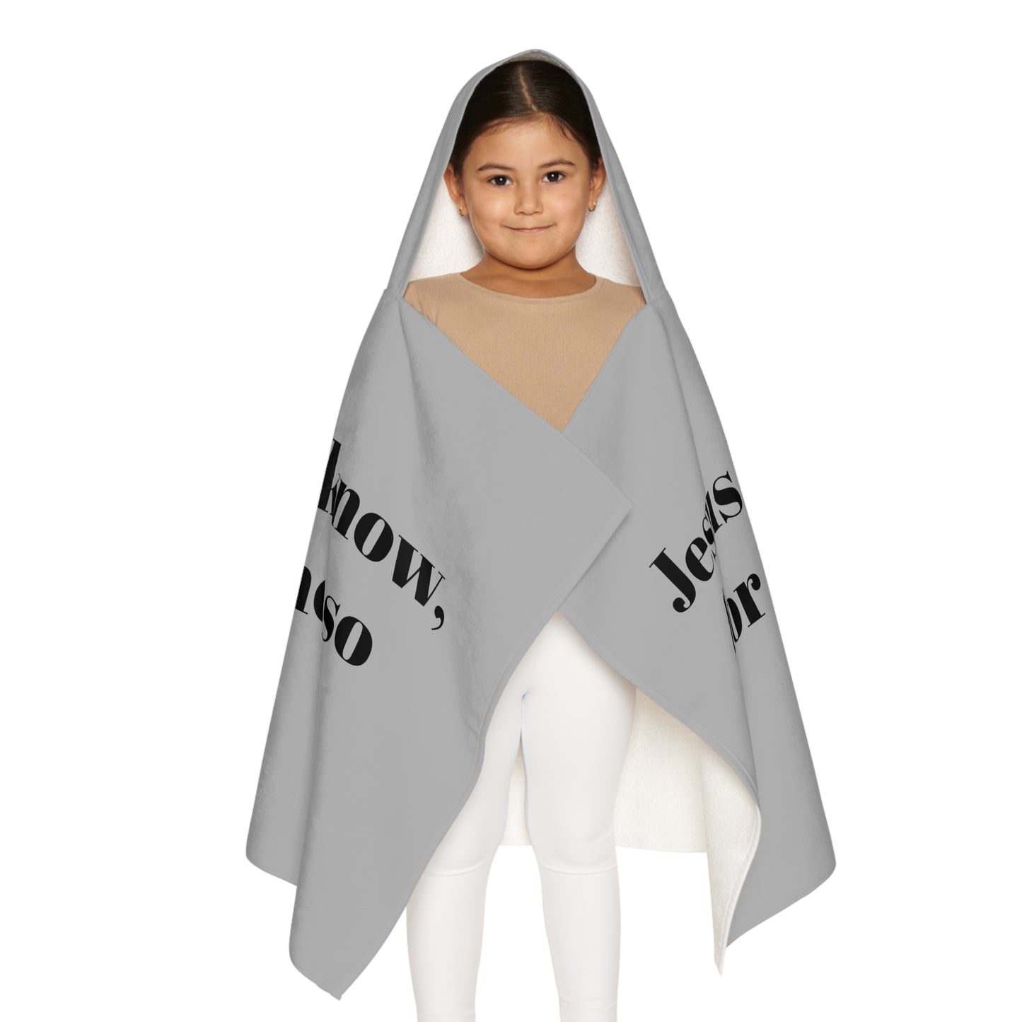 Jesus Loves Me This I know Youth Hooded Towel