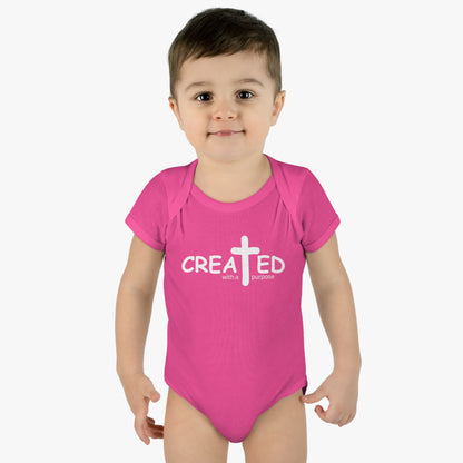 Created With A Purpose, Infant Baby Rib Bodysuit