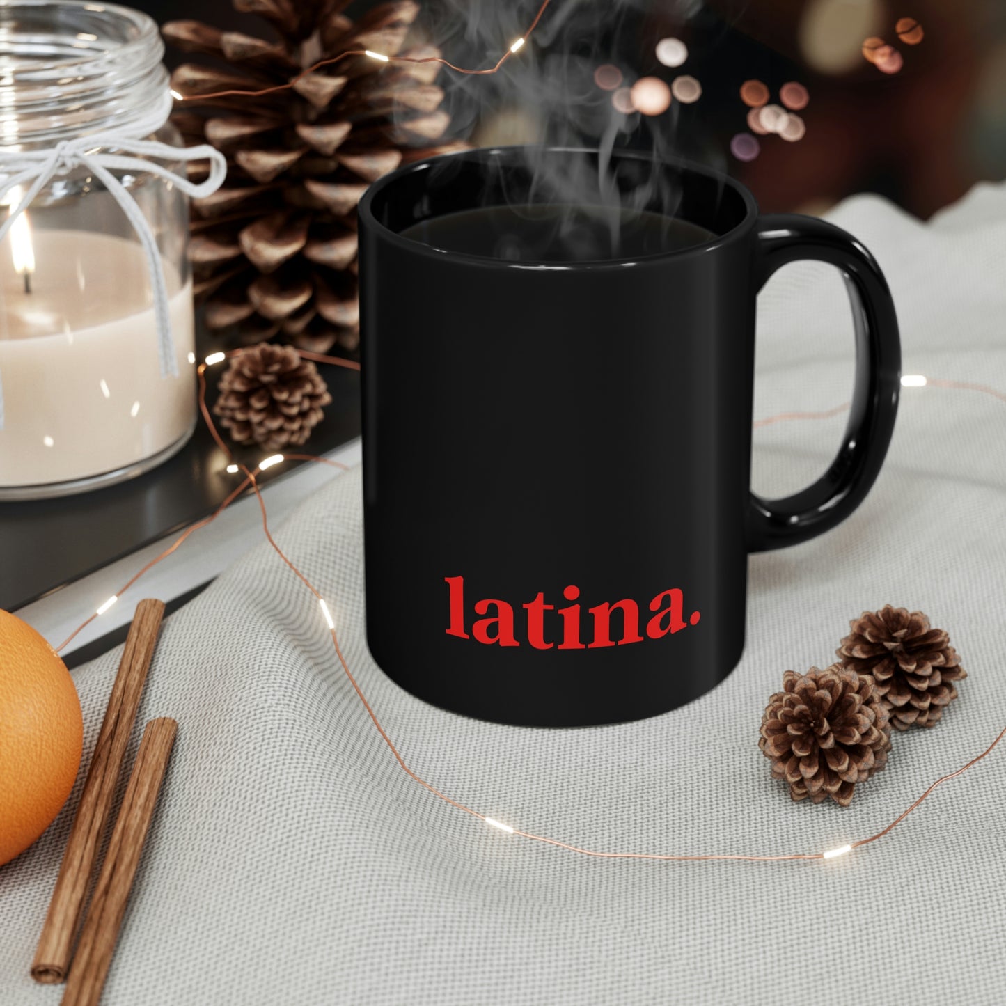 Latina Period, 11oz Black Mug