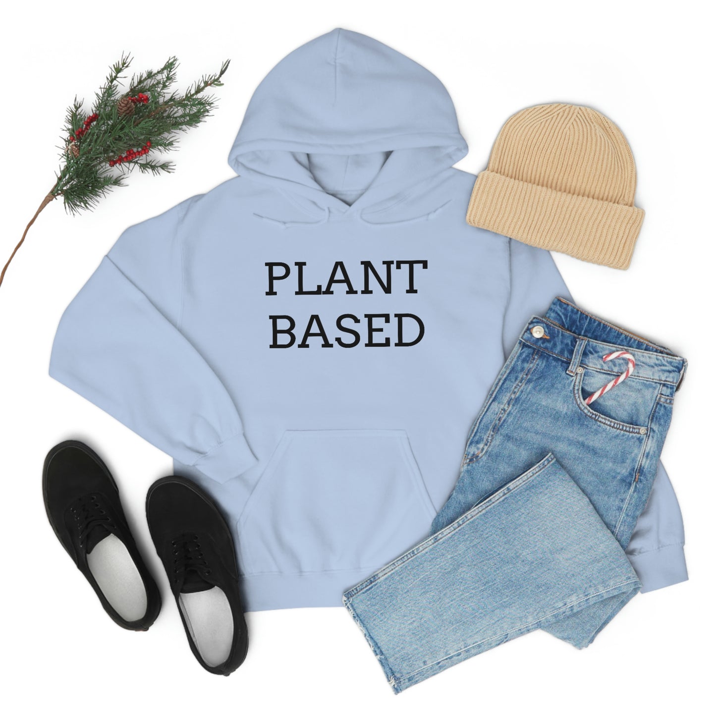 Plant Based, Hooded Sweatshirt