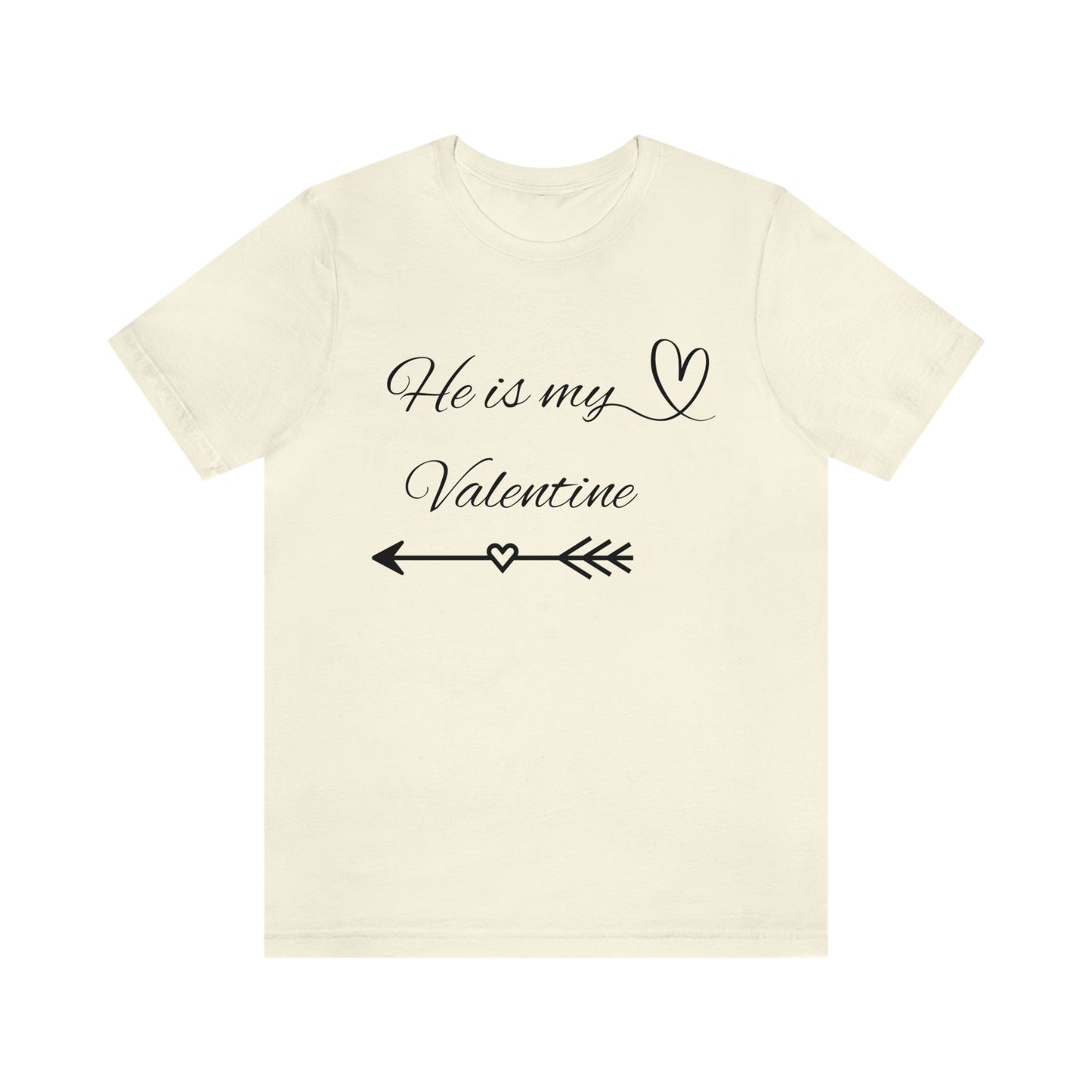 He is My Valentine, dark letter, Shirt