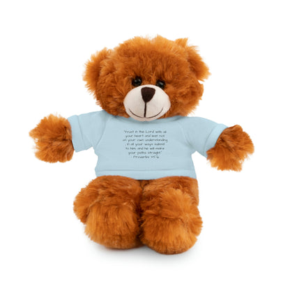 Proverbs 3:5-6, Stuffed Animal with Tee