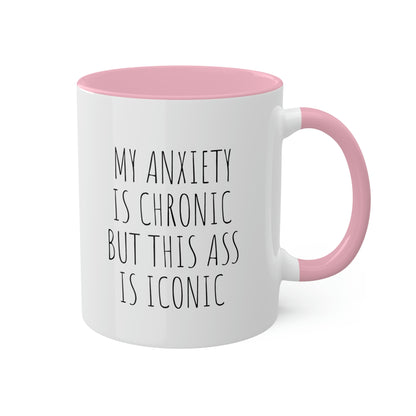My Anxiety, Colorful Mugs, 11oz